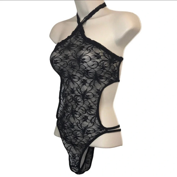 Halter‎ backless Strappy Teddy Lingerie. New - Picture 6 of 9